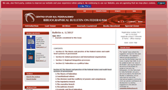 Desktop Screenshot of federalism-bulletin.eu