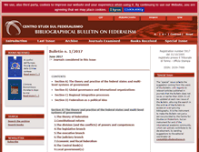 Tablet Screenshot of federalism-bulletin.eu